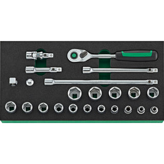 Stahlwille 96830370 Tool set No.TCS 3/8" Drive ZOLL 456/16/7 QR 23-pcs.