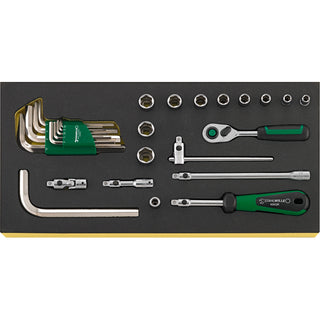 Stahlwille 96830364 Tool set No.TCS 1/4 ZOLL 10760 CV QR 27-pcs.