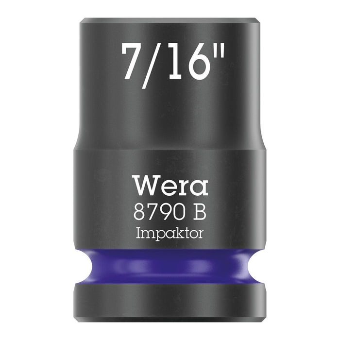 Wera 8790 B Impaktor socket with 3/8" drive, 7/16" x 30 mm