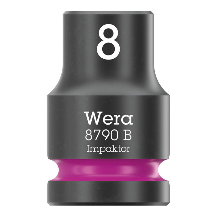 Wera 8790 B Impaktor socket with 3/8" drive, 8 x 30 mm, 10 Pieces