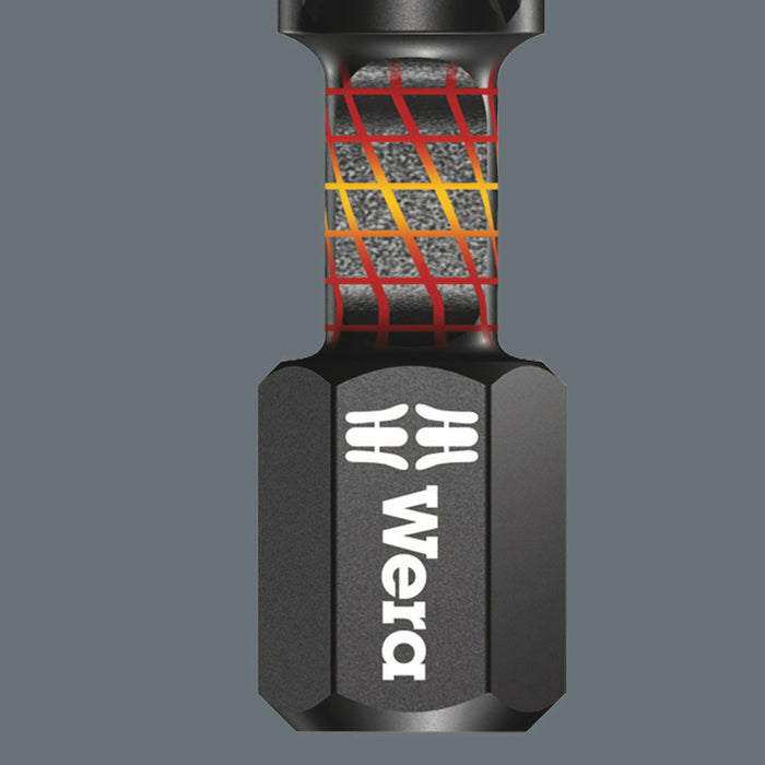 Wera 855/1 IMP DC PZ DIY Impaktor bits, PZ 2 x 25 mm, 10 pieces
