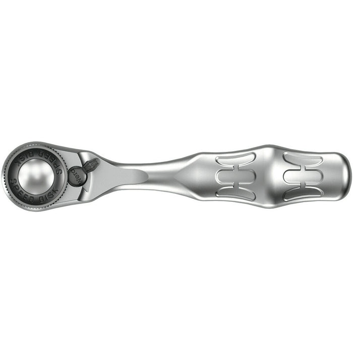 Wera 8008 A Zyklop Mini 3 Ratchet with 1/4" drive, 1/4" x 87 mm