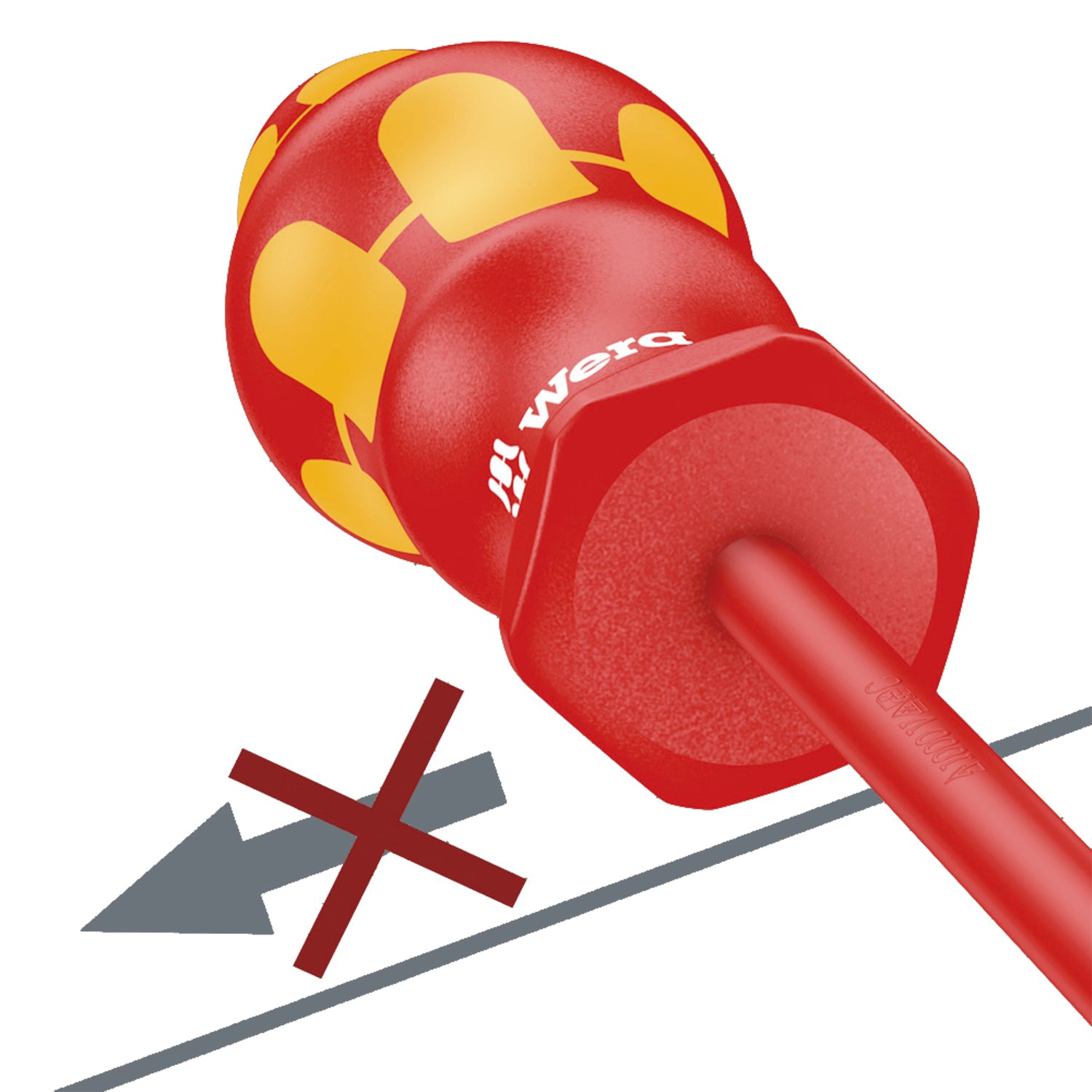 Wera 05006154001 Kraftform Plus VDE Insulated Screwdriver – PH2 Phillips, 162i