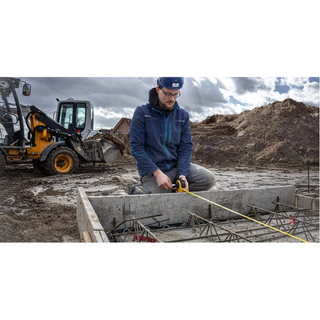 Stabila 30955 LBM 2000 Steel, 100Ft Imperial Scale, Closed Case Tape