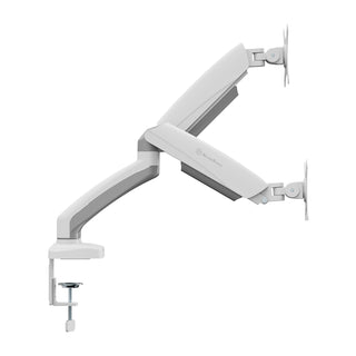 SilverStone ARM26W Dual Monitor Arm with Mechanical Springs and Plastic Armor