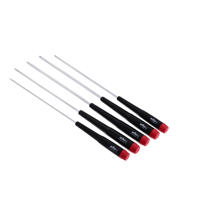 Wiha 26192 5 Piece Precision Slotted and Phillips Screwdriver Set