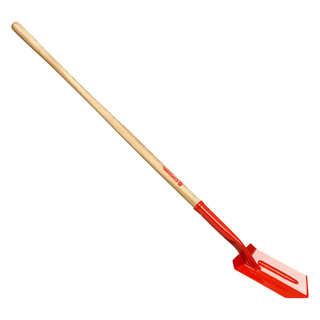 Corona SS 64305 Trench Shovel, 28 Degree, 5 in. Head, Ash Hardwood Handle