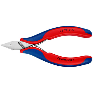 Knipex 77 72 115 4 1/2" Electronics Diagonal Cutters