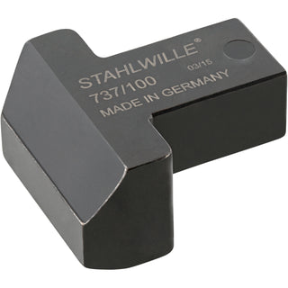 Stahlwille 58270100 737/100 Blank end insert tool, 22x28 mm