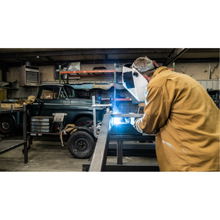 Bessey GS16-12K Clamp, welding, F-style, crimped on swivel pad, 6 In. x 4.75 In., 1000 lb