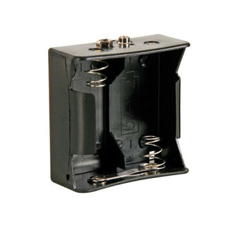 Velleman BH121B Battery Holder For 2 X D-cell (with Snap Terminals)