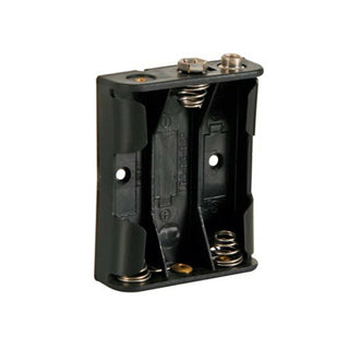 Velleman BH331B Battery Holder For 3 X Aa-cell (with Snap Terminals)