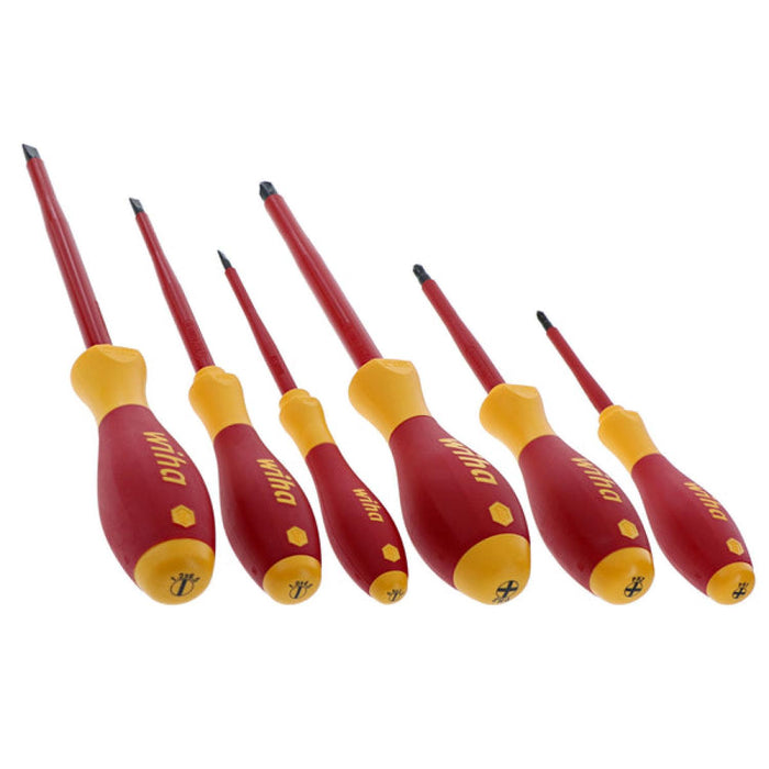 Wiha 32092 6 Piece Insulated Slotted and Phillips Screwdriver Set