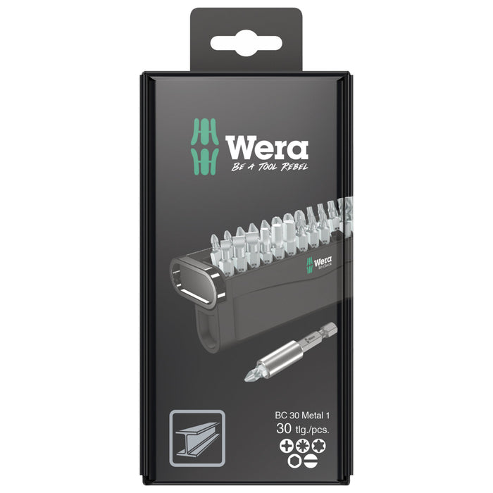 Wera Bit-Check 30 Metal 1 SB, 30 Pieces