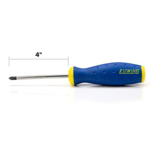 Estwing 42451-09 PH2 x 4-Inch Magnetic Philips Tip Screwdriver with Ergonomic Handle
