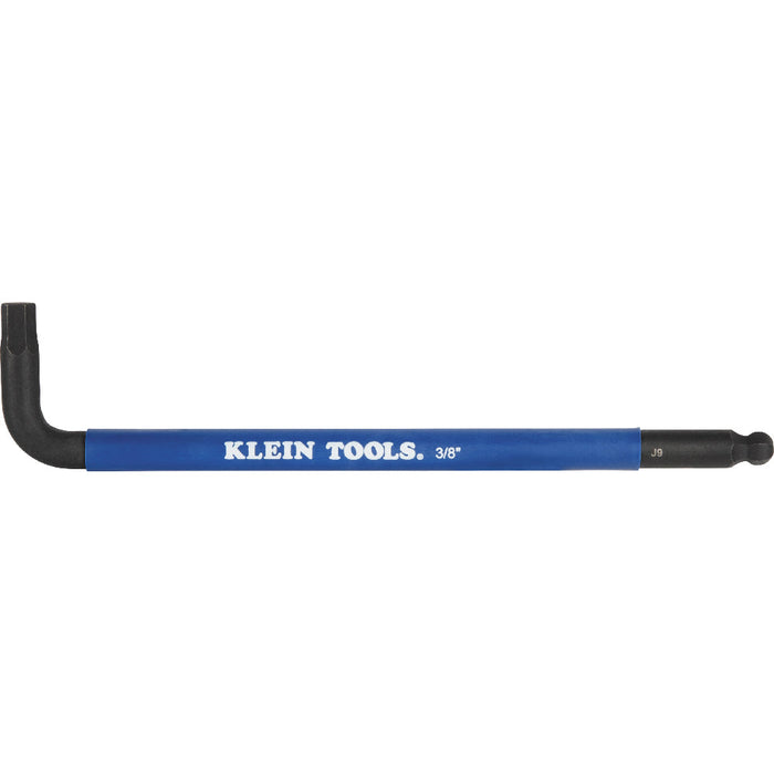 Klein Tools BLS9 Color-Coded Extra-Long L Style Hex Key Caddy Set, SAE, 9 Pc.