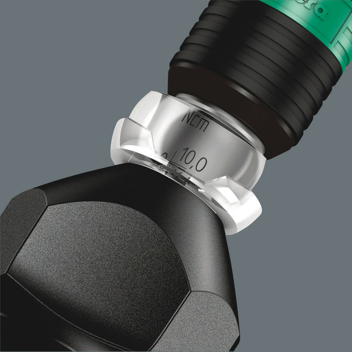Wera Series 7400 Kraftform adjustable torque screwdrivers (0.1-3.0 Nm) with Rapidaptor quick-release chuck, 7430 x 0.10-0.34 Nm