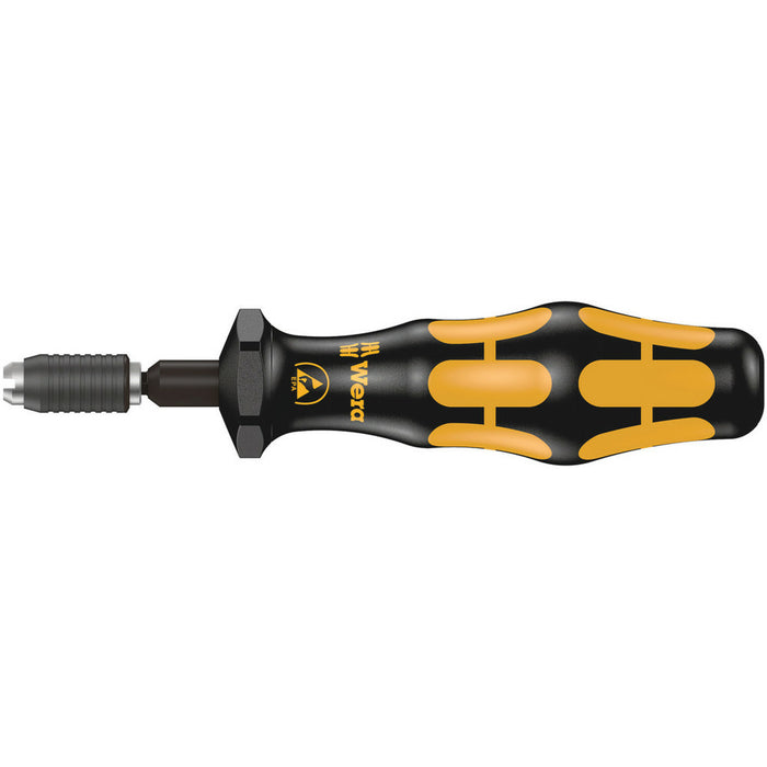 Wera Serie 7400 ESD Kraftform pre-set adjustable torque screwdrivers (0.1-1.0 Nm) with quick-release chuck, 7455 ESD x 0.1 Nm x 0.1-0.34 Nm