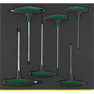 Stahlwille 96838753 TCS 10768-2K/6 Offset screwdrivers in TCS inlay