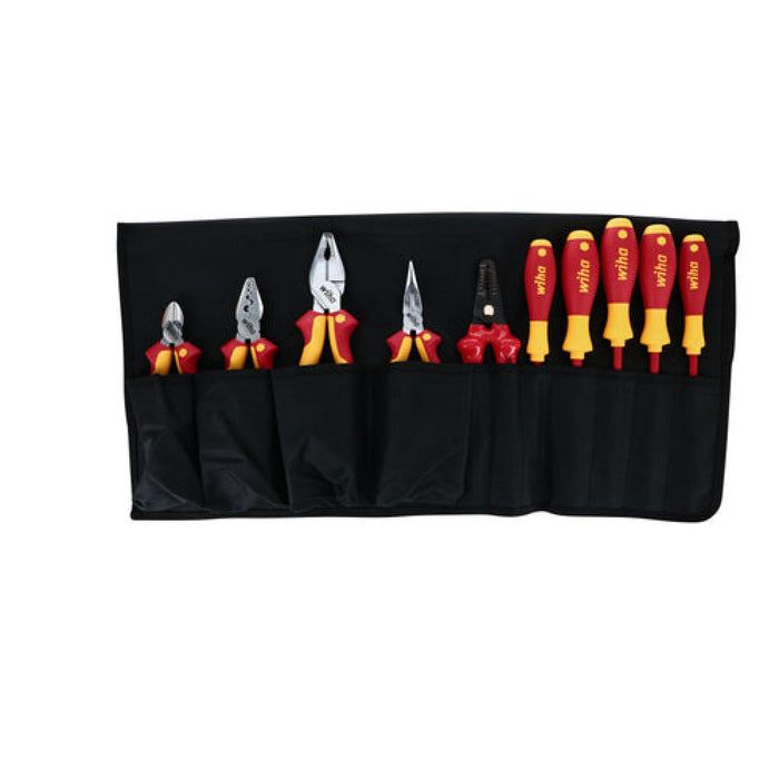 Wiha 32867 10 Piece Insulated Pliers and Screwdriver Set with Square Driver