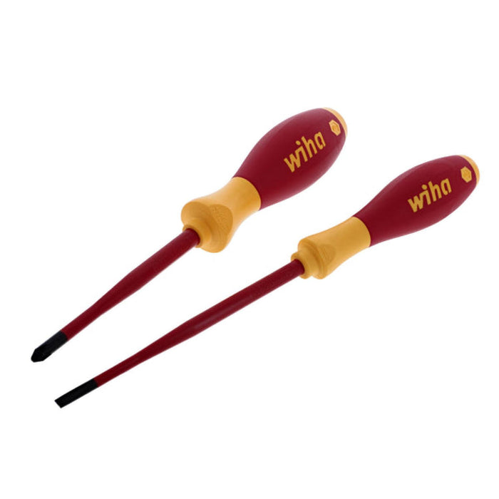 Wiha 32189 Insulated Screwdrivers Phillips No.2 and Slotted 4.5mm, 2 Piece