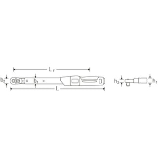 Stahlwille 96502120 730NR Service MANOSKOP torque wrench