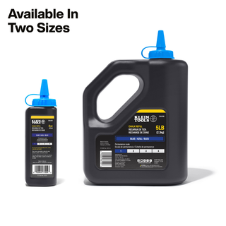 Klein Tools CHLK5B Chalk Refill, Blue, 5-Pound