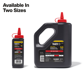 Klein Tools CHLK5R Chalk Refill, Red, 5-Pound