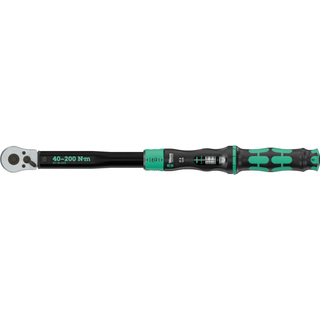 Wera Click-Torque Lock C 3 Torque wrench, adjustable, reversible ratchet, Torque Lock function, 40-200 Nm