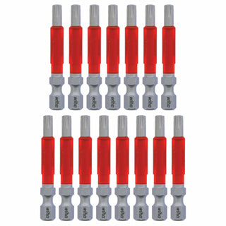 Wiha Tools 76654 MaxxTor Impact Bit TORX T27 - 49mm - 15 Pack
