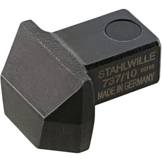 Stahlwille 58270010 737/10 Blank end insert tool, 9x12 mm