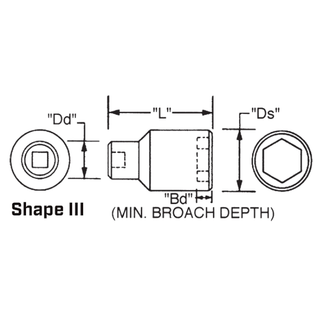 Wright Tool 84961  1-1/2" Drive 6 Point Deep Impact Socket - 3-13/16 Inch