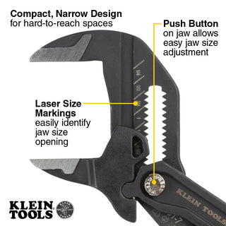 Klein Tools D53103KIT Compact Plier Wrench Set, 3 Pc.