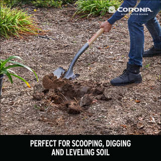 Corona-SS16100 · Round Point Hardwood Shovel, 14 Gauge