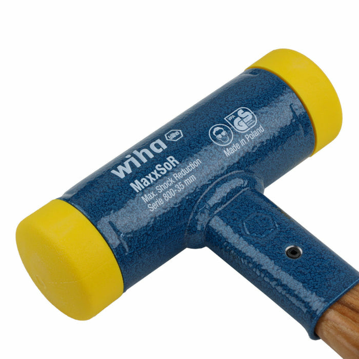 Wiha 80035 35mm 20.4 Oz Hickory Dead Blow Hammer
