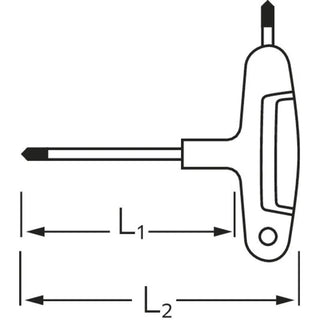 Stahlwille 43293009 TORX® T-Screwdriver For Screws With TORX® Internal Profile