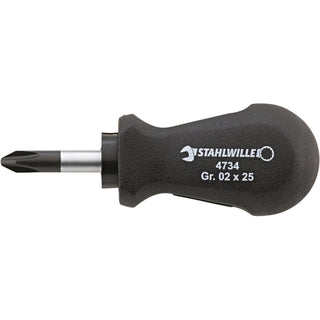 Stahlwille 47341001 4734 DRALL #1 Phillips Stubby Screwdriver