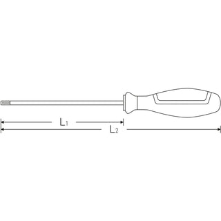 Stahlwille 46753030 4675 VDE DRALL+ T30 x 100mm Insulated TORX® Screwdriver