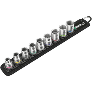 Wera Zyklop Socket & Ratchet Combo Set, 10 Pc.