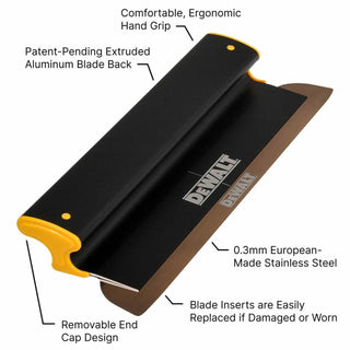 Dewalt DXTT-3-441 10/24/32 in. Aluminum-Body Skimming Blades, 37-63 in. Handle and Adapter