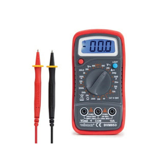 Velleman DVM853 Digital Multimeter - Cat. Iii 300 V / Cat. Ii 500 V - 1999 Counts - Data Hold / Backlight / Buzzer Functions