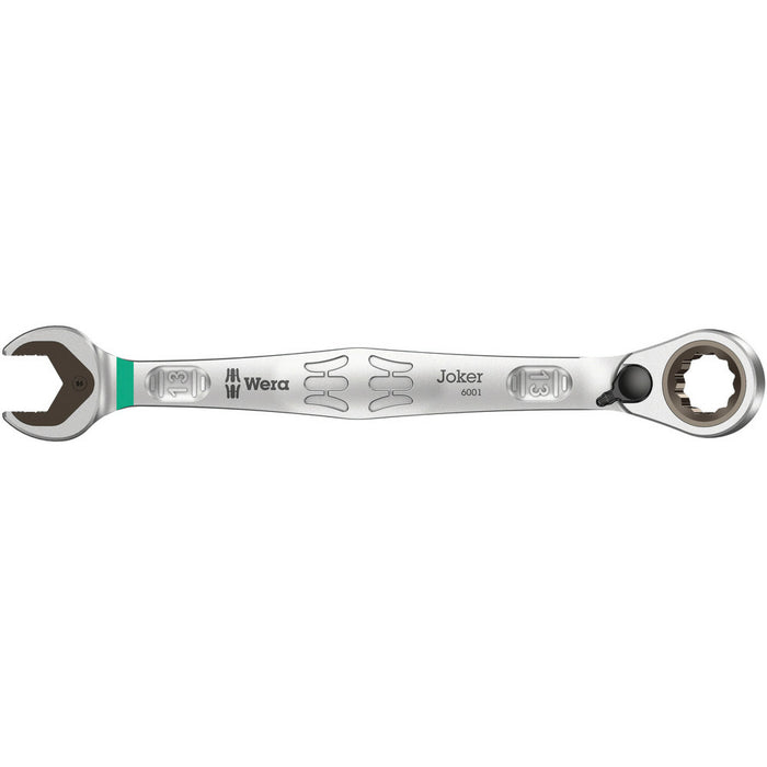 Wera 6001 Joker Switch Ratcheting combination wrenches, with switch lever, 8 x 144 mm