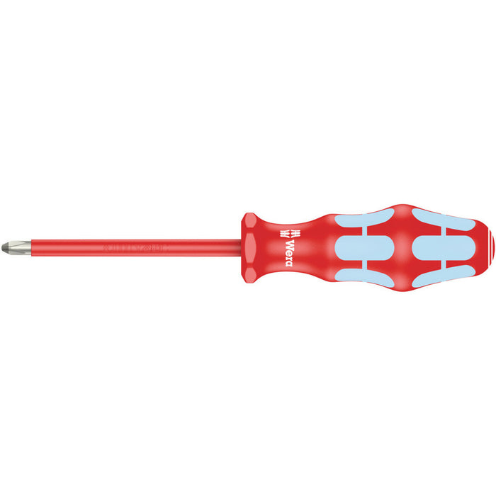 Wera 3162 i PH VDE Insulated screwdriver for Phillips screws, stainless, PH 1 x 80 mm