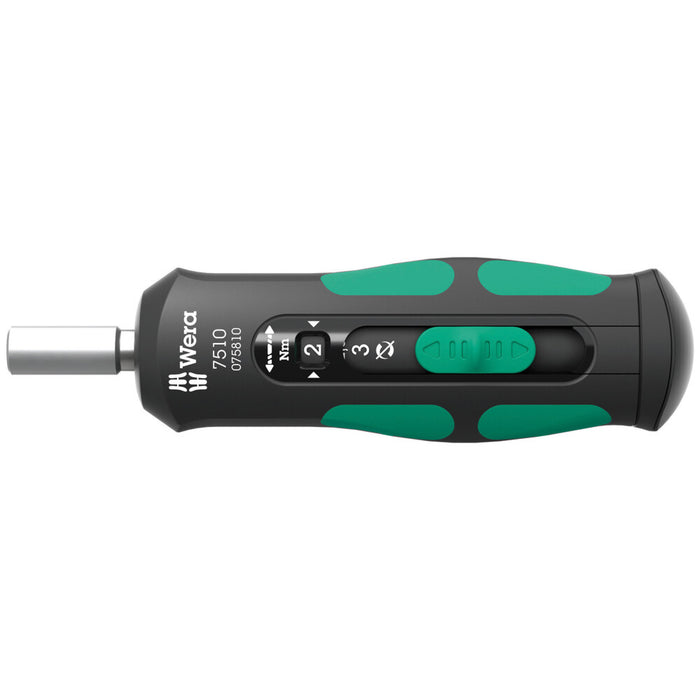 Wera 7510 Kraftform Safe-Torque Speed Torque screwdriver, 1-3 Nm