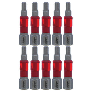 Wiha Tools 76530 MaxxTor Impact Bit Hex 1/8" x 29mm - 10 Pack