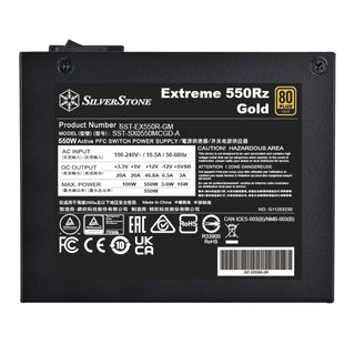 SilverStone EX550R-GM Extreme 550Rz Gold Fully Modular SFX Power Supply