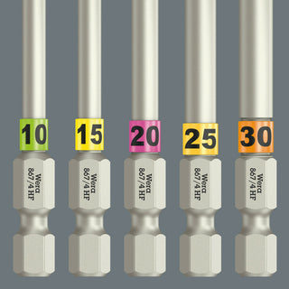 Wera 867/4 TORX® HF Bits with holding function, TX 15 x 89 mm