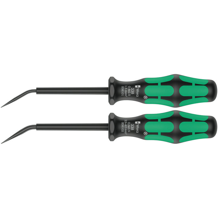 Wera 338/2 Set of actuation tools for terminal blocks (spring cages), 2 pieces
