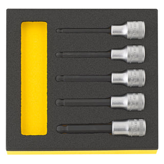 Stahlwille 96838116 TCS 54KK/5 Socket Wrench Set 1/2" Drive 5 PCS.