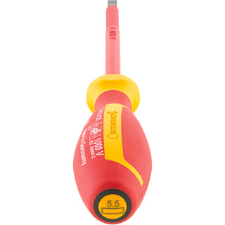 Stahlwille 46603035 4660 VDE DRALL+ 3.5 x 100mm Insulated Slotted Screwdriver